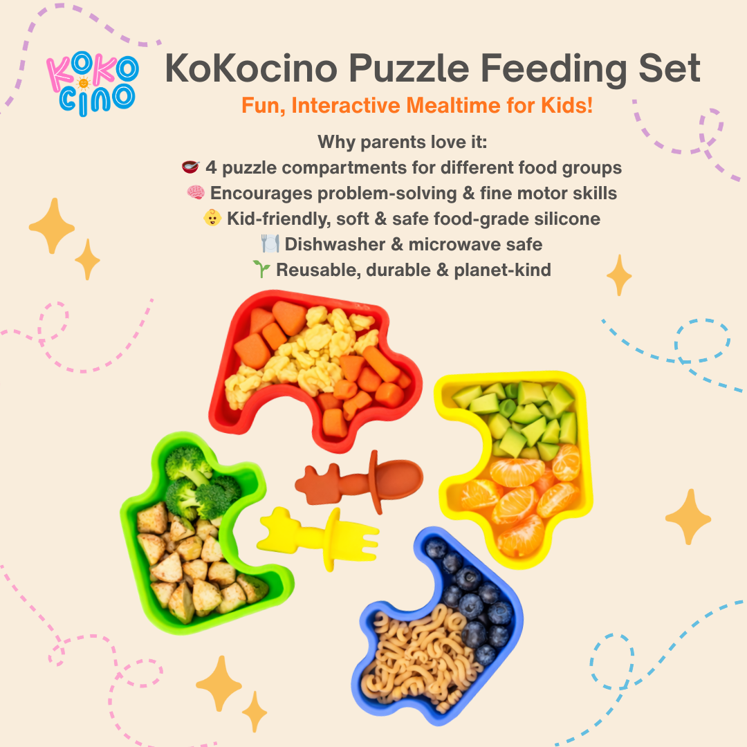 KoKocino Puzzle Feeding Set