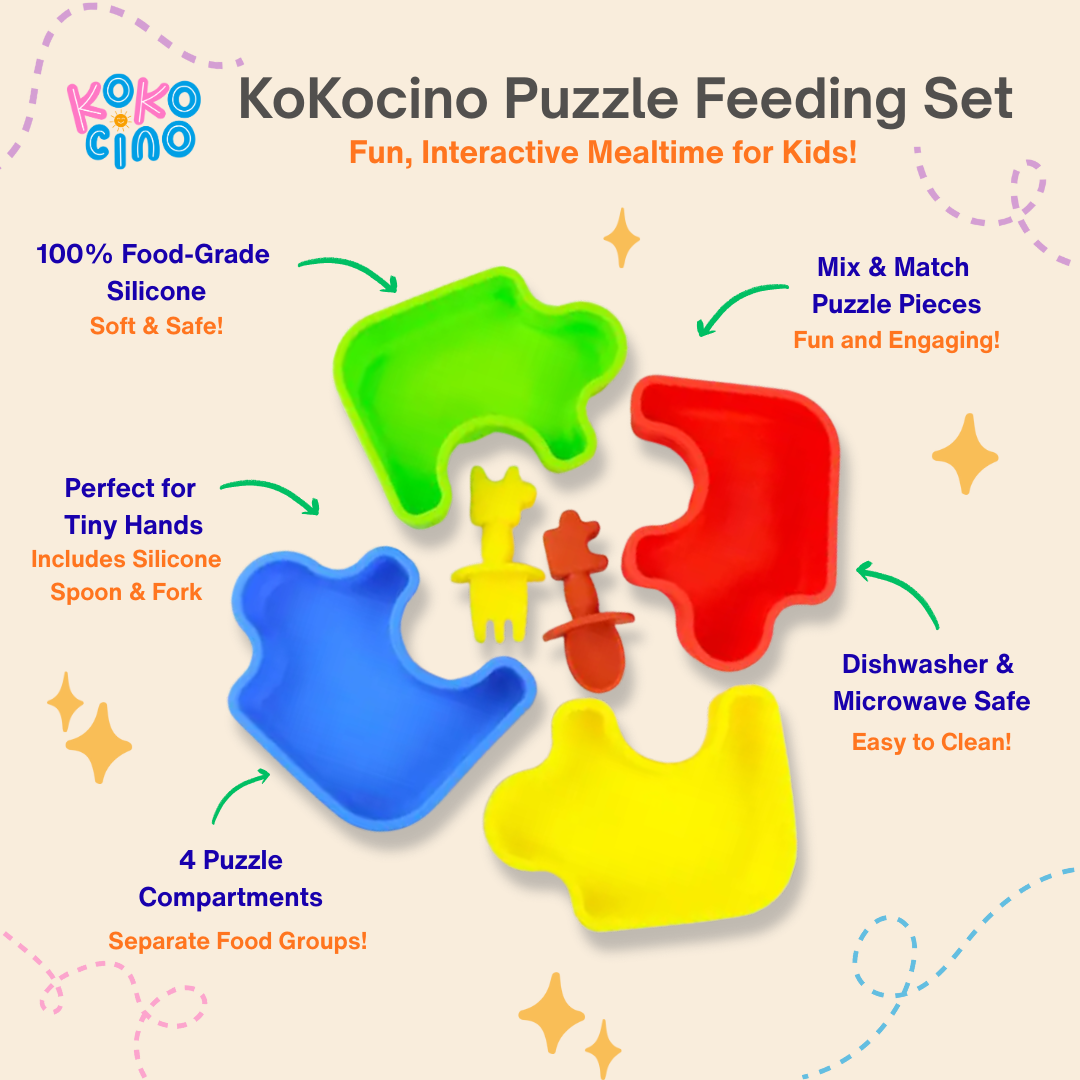 KoKocino Puzzle Feeding Set