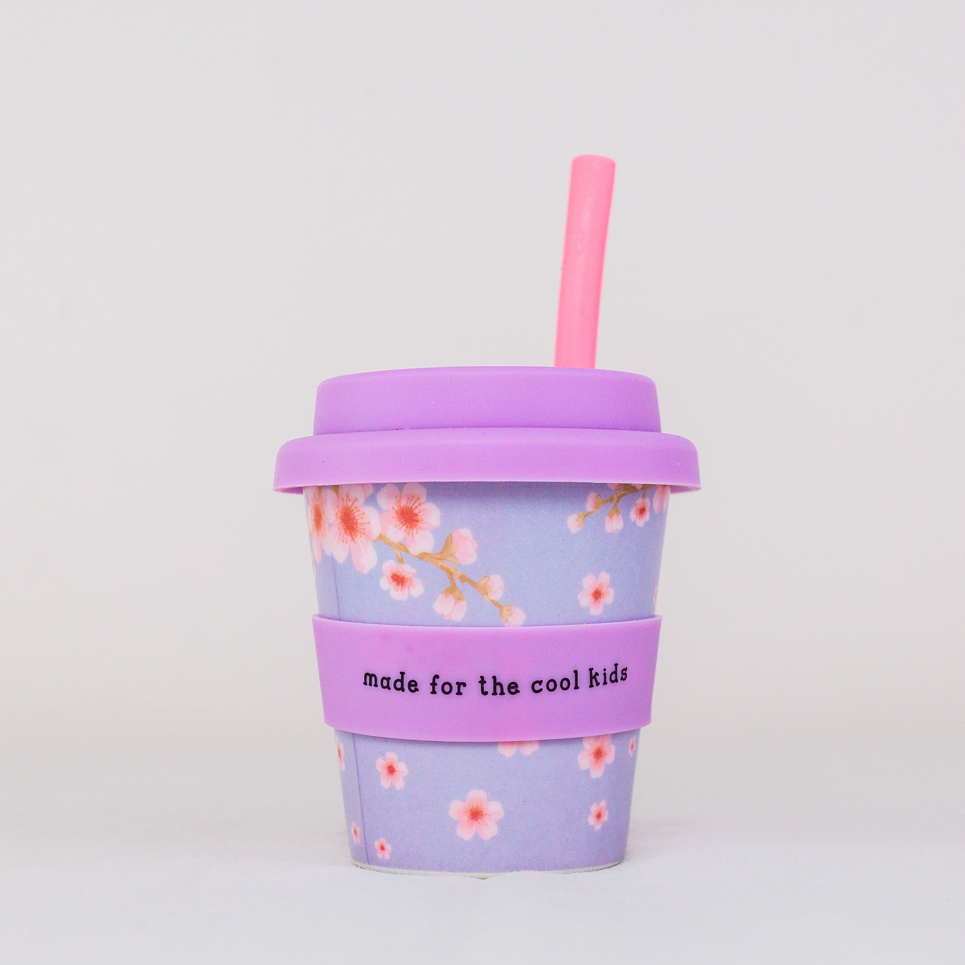 Purple smoothie cup