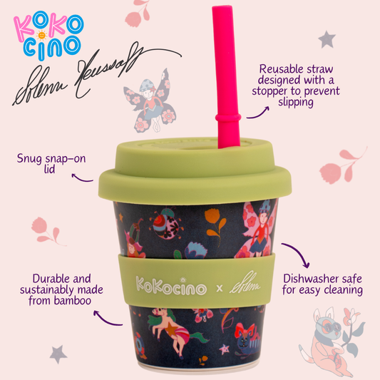 KoKocino x Solenn Heussaff: Dewdrop Bud (120mL babyccino cup)