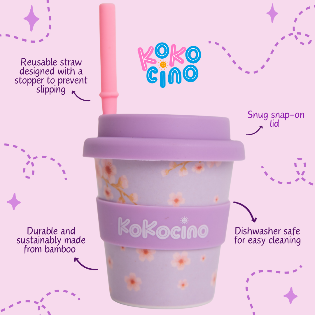 cherry blossom cup kids cup babyccino kokocino coffee 